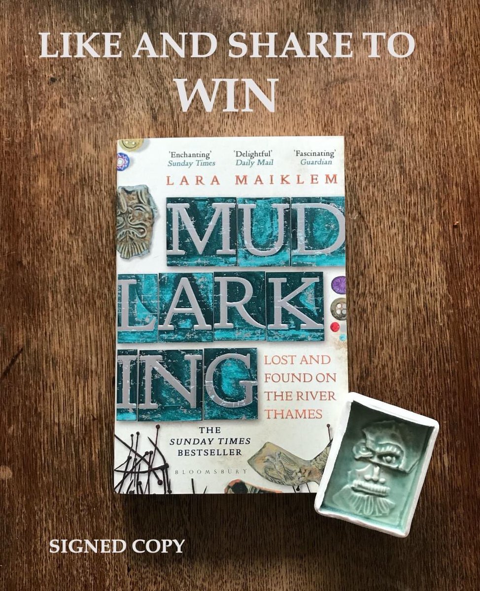 WIN a signed copy of ‘Mudlarking’ and a Ming porcelain cast of one of my finds by ceramic artist Raewyn Harrison
LIKE AND SHARE TO WIN
Winner will be picked 10 Dec

Signed copies available to buy from 
<a href="/Southwarkcathed/">Southwark Cathedral</a> 

#Mudlarking