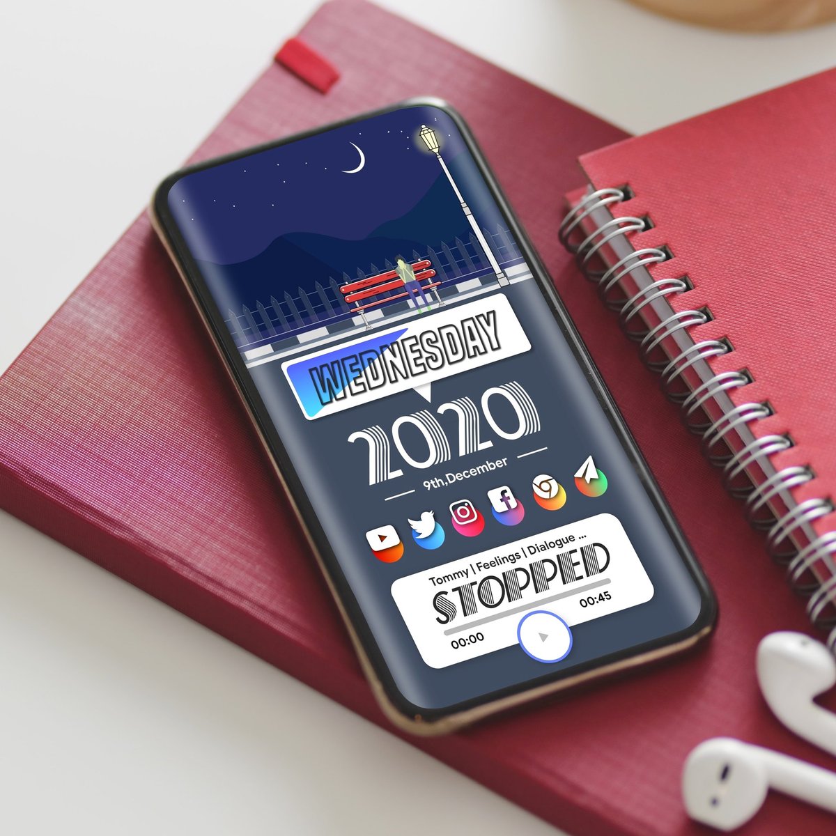 theandrofreak's tweet image. Wallpaper by @RindoneSaro 
Widget #myos , #like by @Ahmadansari2233