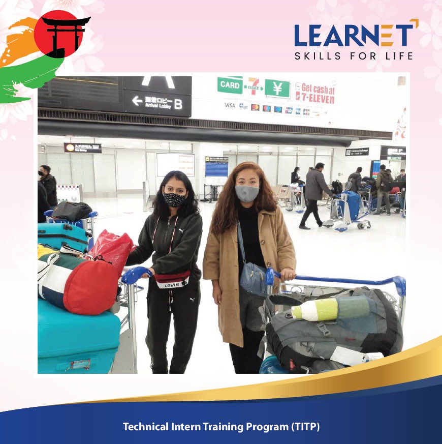 As part of our International Skilling initiative, we are proud to announce that our #TITP candidates have been successfully placed with one of the premium employers in #Japan.  
We wish them all the best in their future endeavours.    

 #SkillIndia #workinjapan #workabroad #NSDC