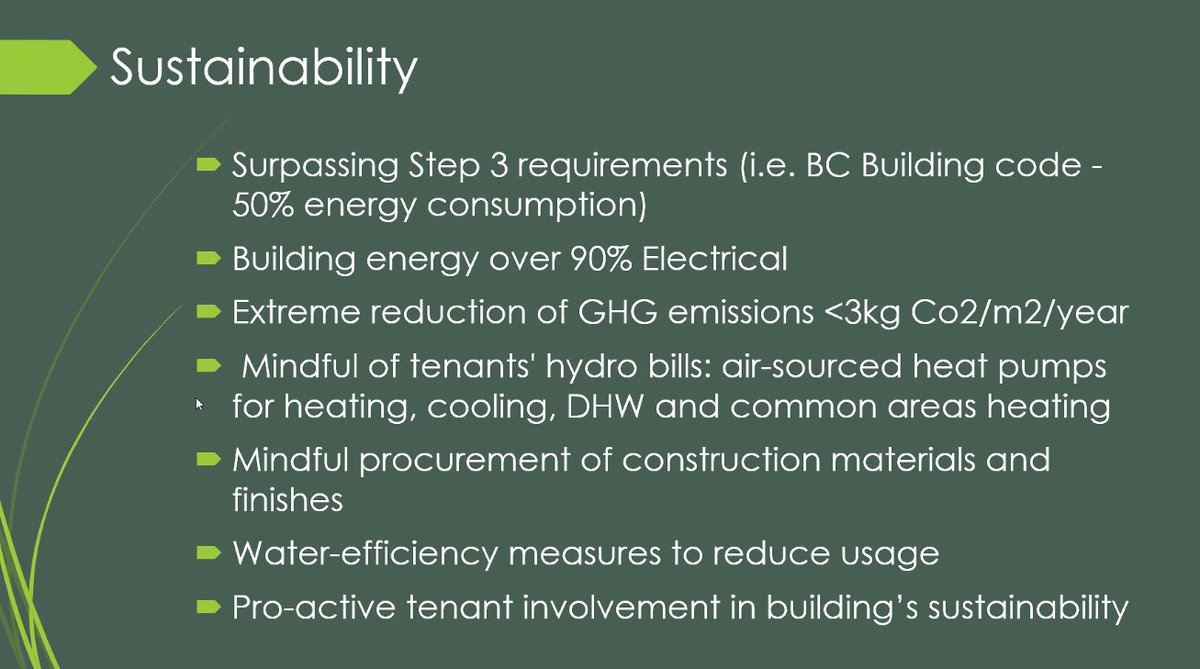 The heating systems proposed achieve our new regulations to reduce GHG emissions.