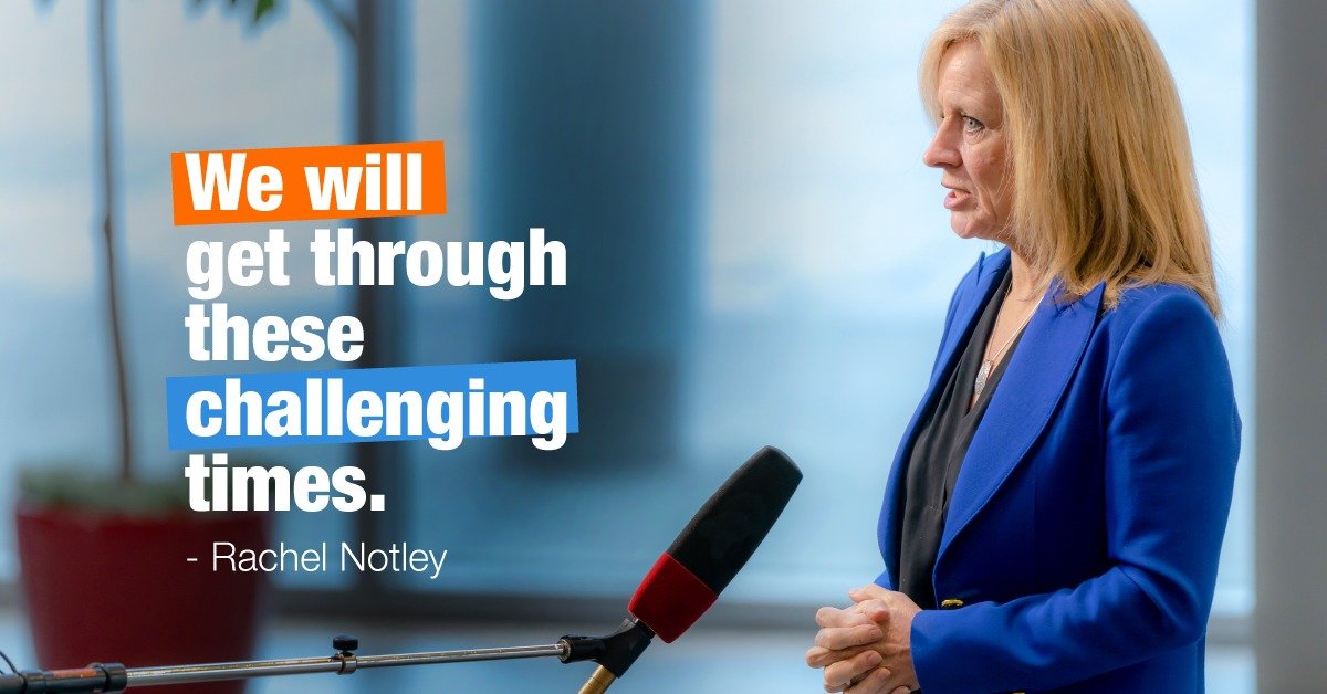 And to all Albertans as we face the challenge in front of us - we stand with you. We see & hear you. We'll continue to fight for you to ensure you have the help & support you need.Reach out if you need help. And we will get through this together.  #ableg