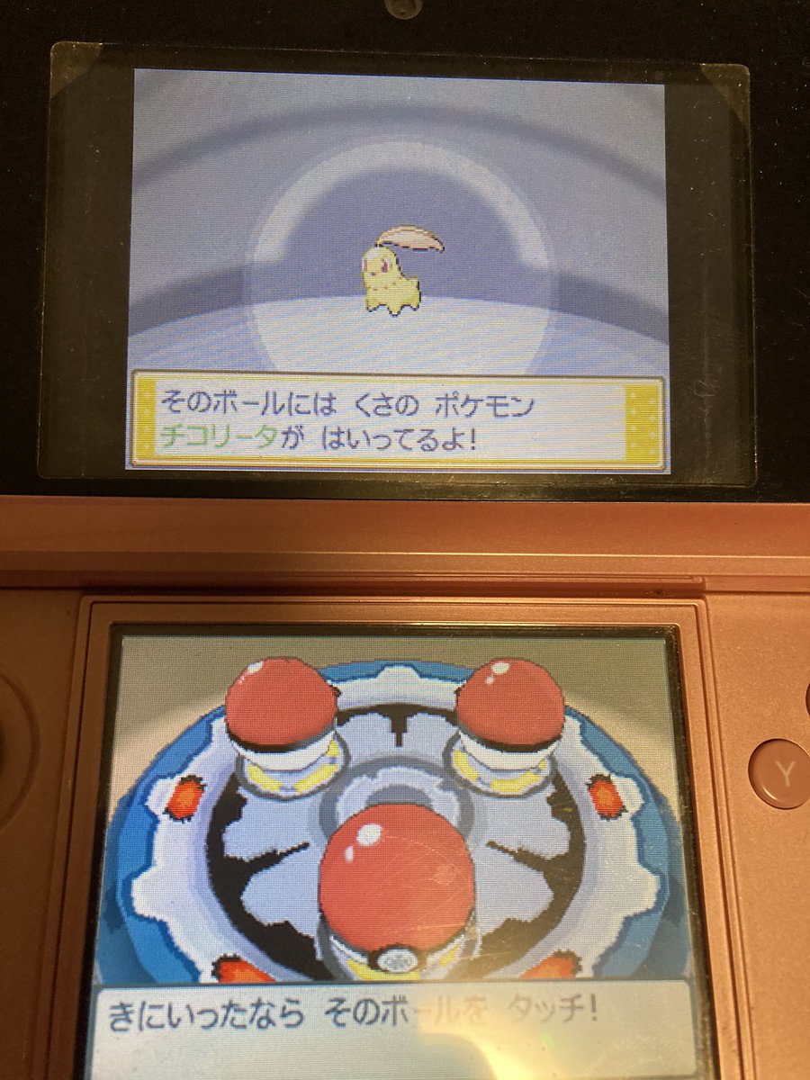 しぐな 大学が午後休講だったので色違い狙ってたらチコリータが光った チコリータは殿堂入り後にホワイト2に送るので進化縛りになる予定です 次は色違いホウオウにたどり着けたら良い それまで頑張ります ๑ ㅂ و 色違い ポケモンhgss