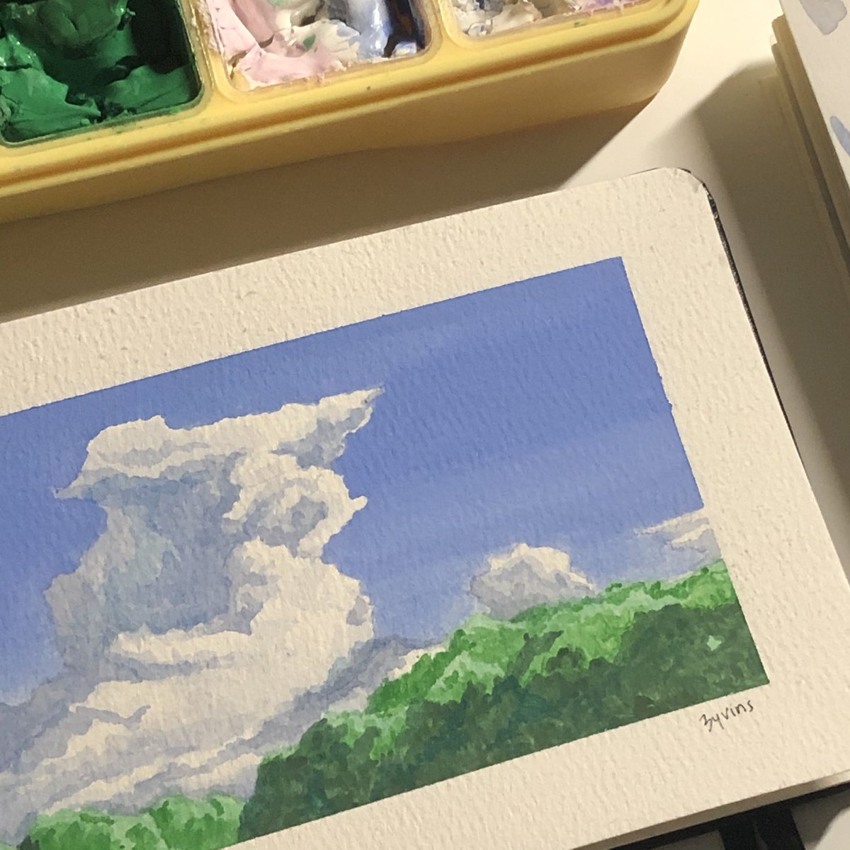 haedphons's tweet photo. Its been 4 months since i last do this type of painting(i finally got time from my hell assignments)... im pretty sure everyone here forgets tht i paint.. but i hope you like this one <3 x Vins. 
#ghibliredraw #ghibli https://t.co/bYmGUg0Yf9