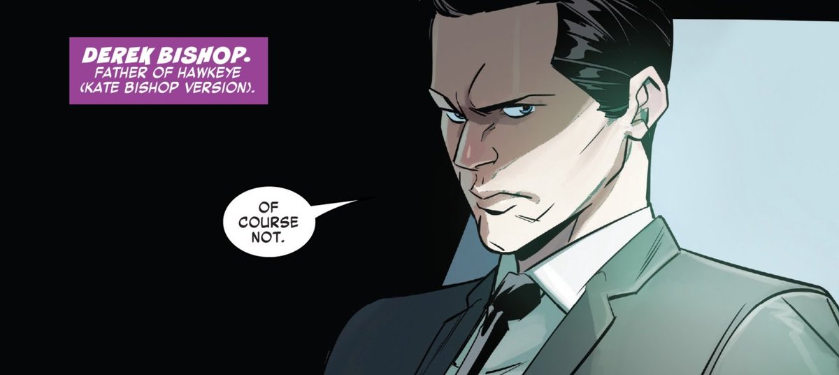 — kate's parents, eleanor and derek, have been known to work with madame masque, a known villain. eleanor was presumed dead, before this reveal.