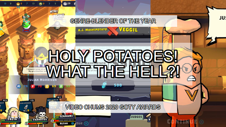 #HolyPotatoesWhattheHell?! from <a href="/RisingStarGames/">Rising Star Games</a> and <a href="/DaylightGames/">Daylight Studios</a> is our Genre-blender of the Year! 🎮😄 videochums.com/article/indie-…