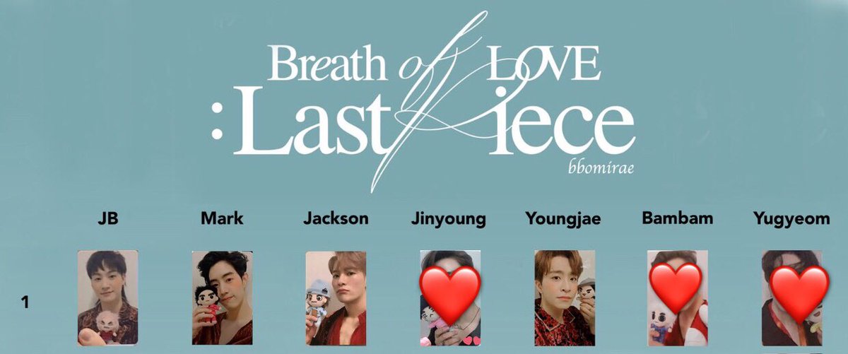 ❤️ PLZ   RT 🙏🏻🙏🏻🙏🏻  [WTT]  

💚 Got7 Breath of Love : Last Piece

🖤 Photocards

Have : First picture

Want :Second picture
           Third picture
            Fourth picture

🇺🇸 USA Only 

#GOT7   #GOT7TRADE <a href="/got7_trade/">Got7_trade</a>  <a href="/got7tradingUSA/">USA GOT7 TRADING🐤🌿</a> <a href="/GOT7trading/">GOT7 Trading Cards</a>  <a href="/IGOT7Trading/">IGOT7 Trading Space</a> <a href="/kpopctrades/">kpop pc trading</a>