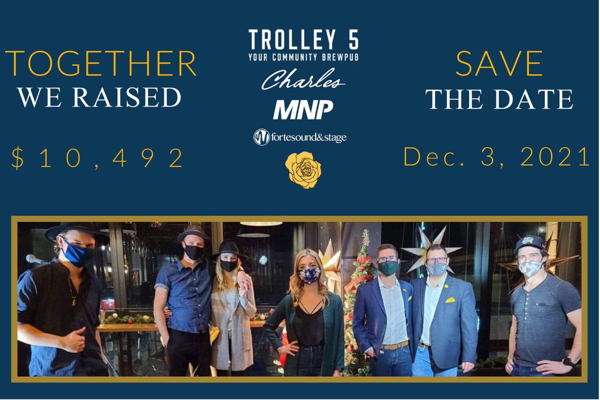 MorganMelnyk's tweet photo. What. A. Night. Our hearts are full! Thank you to everyone who made our second annual A Not So Silent Nite in support of @NIMCAlly a success! 
#notsosilentyyc 
@Trolley_5 @lylepeterman @Mallory_Amber https://t.co/xRHu1aZL6g