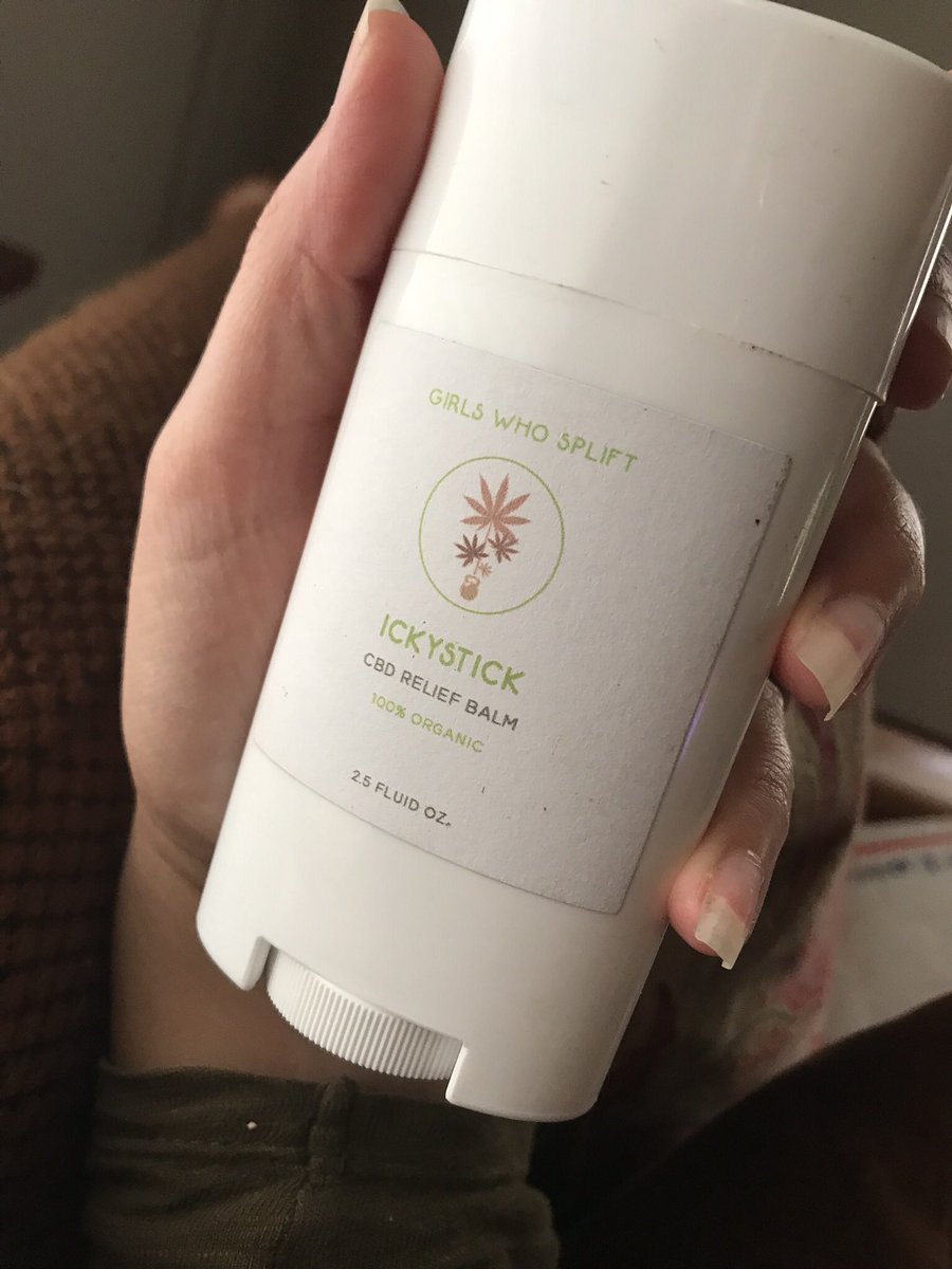 GirlsWhoSplift's tweet photo. #ICKYSTICK is topical muscle relief ✨ using herbal synergy to integrate hemp and cannabis into a wellness lifestyle https://t.co/n0IOTqbwkI
