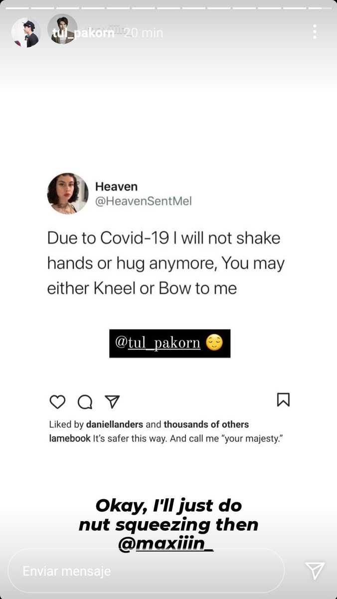 Historias del IG de Tul  #maxtul