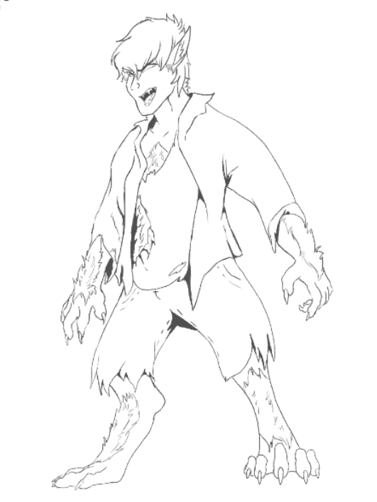RedlakeArt's tweet photo. Runs-Like-Hell's #glabro shape lines. Wasn't gonna post the lines on their own for any form but lmfaooo i like this one a lot. #werewolf #werewolftheapocalypse #wta #redtalon #metis #whitewolf #monstergirl https://t.co/SMvkC9GahL