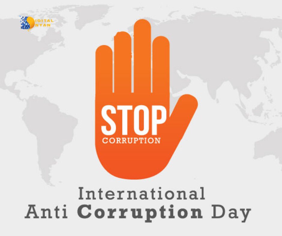 Digital_Dnyan's tweet photo. Fight Corruption: Be The One Who Helps Build A Better Society For All.
DigitalDnyan Academy wishes you International Anti-Corruption Day!!
#anticorruption #indiaagainstcorruption #transperancy #government #governmentcorruption #democracyreform #thefightagainstcorruption https://t.co/IsqbNbEUhv