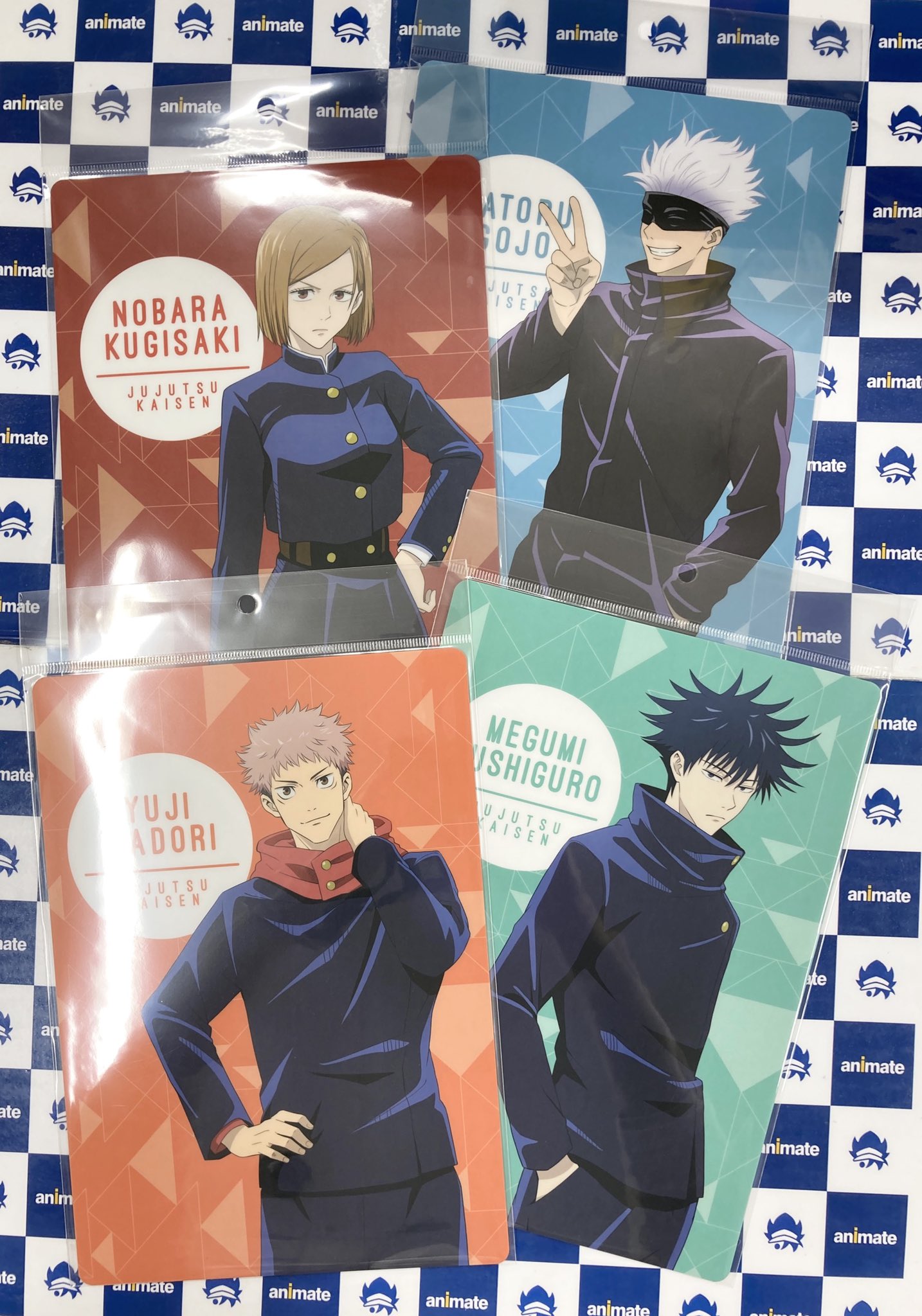 アニメイト長岡 アプリ利用で1p貯まります Twitterren グッズ入荷情報 呪術廻戦 下敷き 入荷しましたがぁて