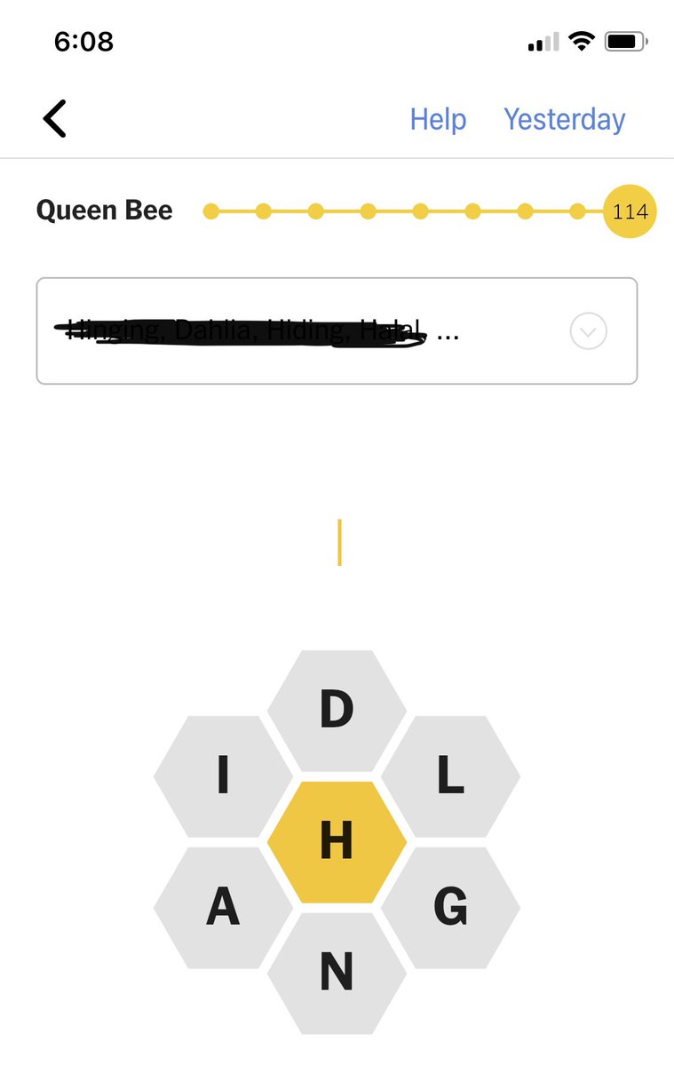 iigweze's tweet photo. I didn’t know there was a hidden level. I found the Easter Egg 💃🏻 I can’t contain my excitement. I’m a #queenbee Yes! 

#nytsb #hivemind #nytspellingbee https://t.co/R7FcViezWX