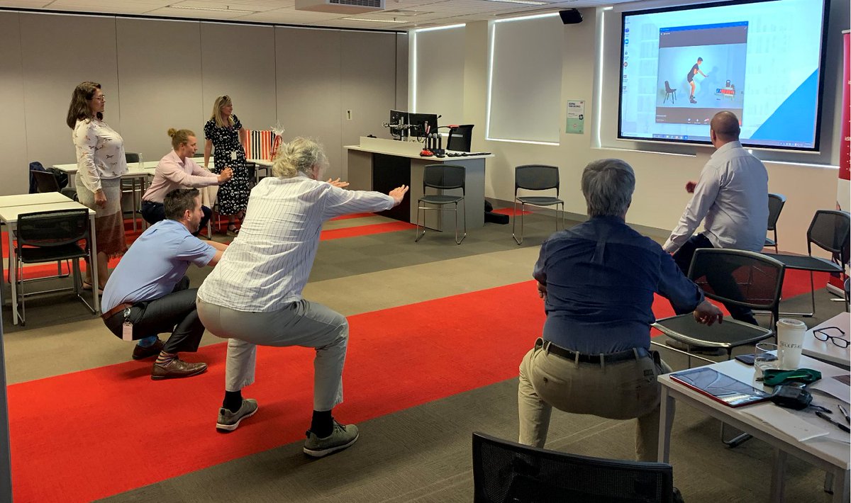 The 1st ever itSMF Aust #Unconvention The #TOPworkout break where Adelaide could meet in person! #professionaldevelopment #itsm #itsmf #itsmfa