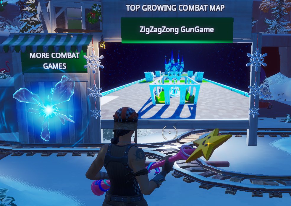 REFLEX_MAPS's tweet photo. First place for 3 weeks in the creative hub❗
Map made for "ZigZagZong" 330K on YT
🥇ZigZagZong GunGame 🥇
🔴Map code:1302-5167-8955🔴
👀DM on discord for ur own map👀
Discord:REFLEX#1745
@FNCreate @FortniteGame @ZongZag https://t.co/uuGhtUCZSx