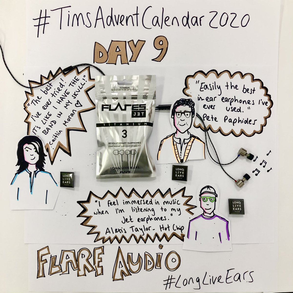 Retweet to win some ace @flareaudio titanium earphones #TimsAdventCalendar2020 Day Nine Winner picked at random at 11am on December 10th 🎄 flareaudio.com