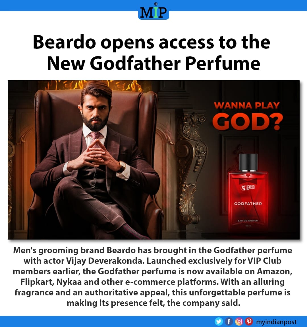 _myindianpost_'s tweet photo. Beardo opens access to the New Godfather Perfume..

#ad #VijayDevarkonda #Beardo https://t.co/QC5IlKcCA2
