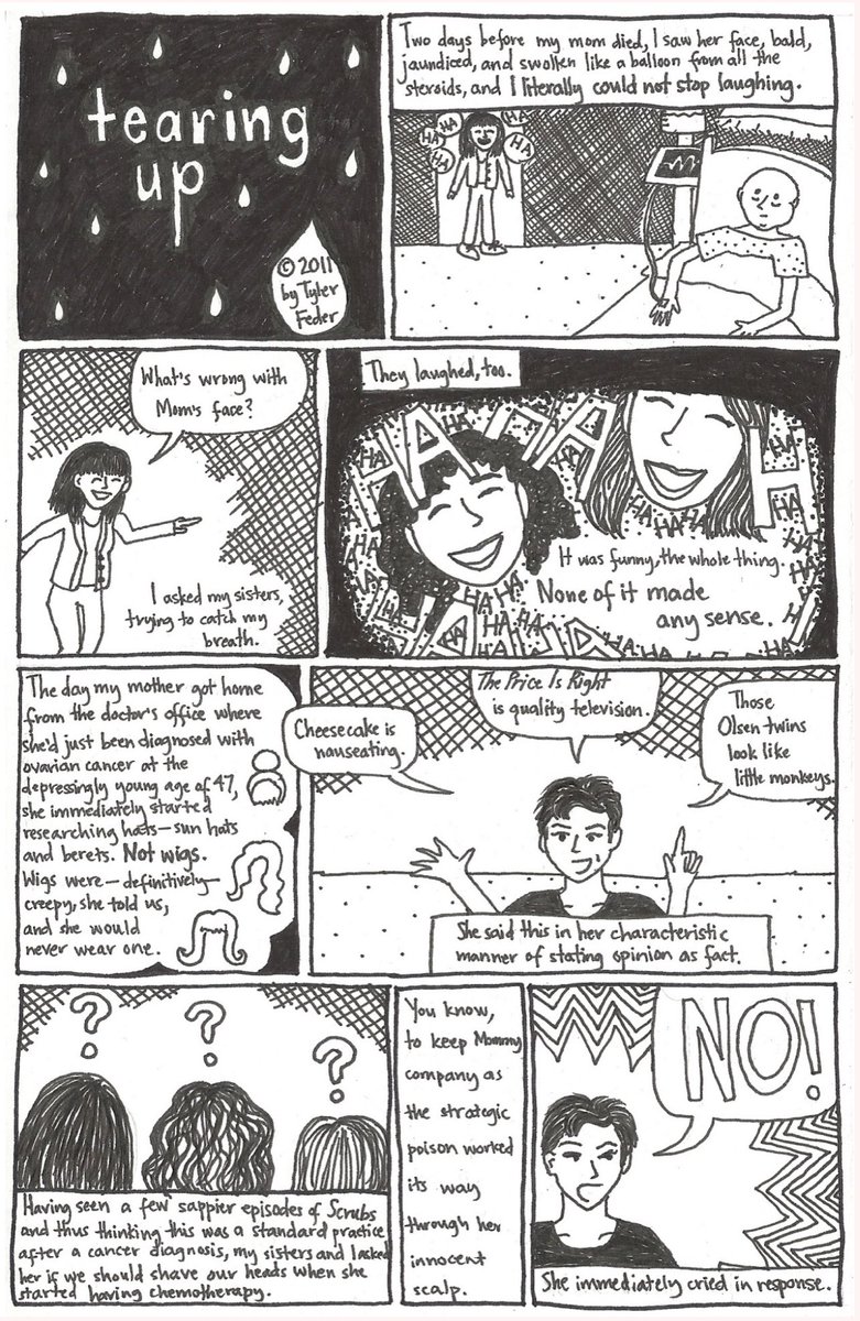 First page of my essay from college in 2011/last page of the graphic memoir it turned into, published in 2020 :') https://t.co/ZZO7LbdJE6 