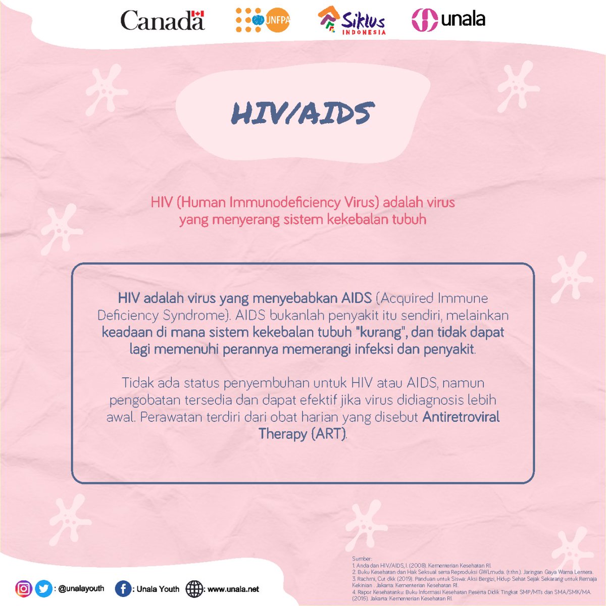 UnalaYouth's tweet photo. Selain itu, dengan mengetahui menyeluruh maka kita akan terbebas dari stigma terhadap orang lain, misalnya kita nggak akan lagi takut berjabat tangan dengan ODHA karena sudah tahu bahwa HIV tidak ditularkan melalui kontak fisik sehari-hari.
#unalayouth #unalacare #unala_kespro https://t.co/ryhz2dKfEb