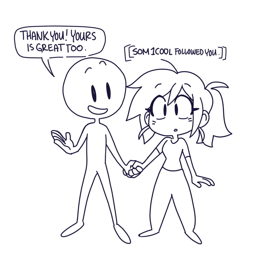 Are we ....friends???  (';ω;`) 