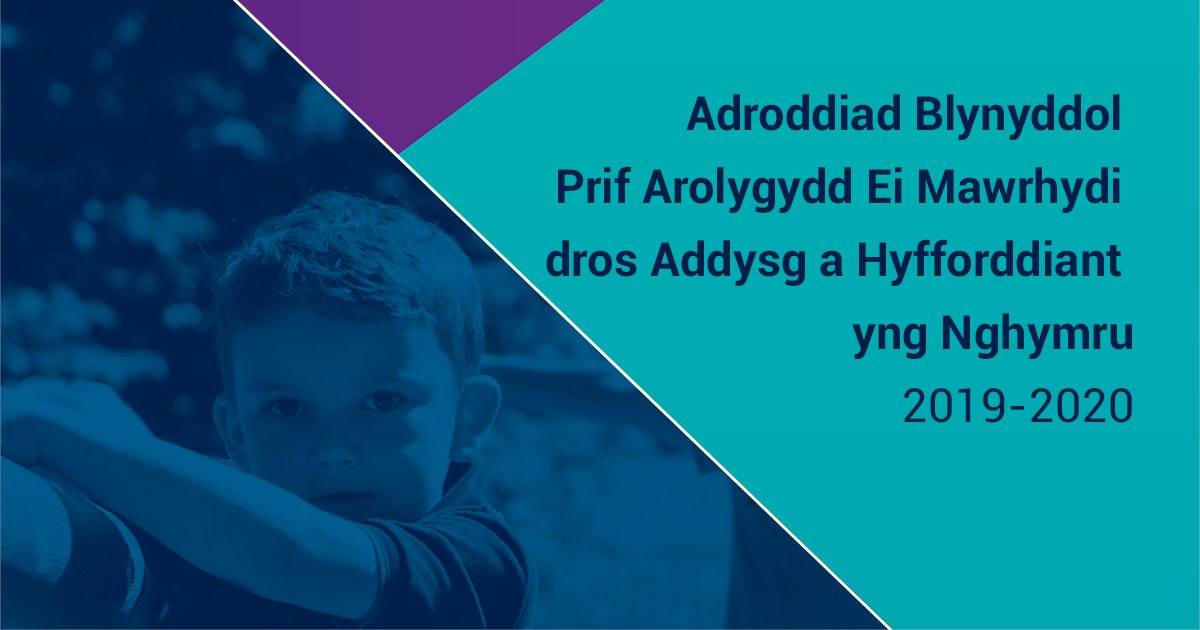 Darllenwch adroddiad blynyddol y Prif Arolygydd, a gyhoeddir heddiw, i ddysgu sut gall y pandemig helpu i gryfhau rhai agweddau ar addysg Cymru estyn.llyw.cymru/adroddiad-blyn… 
<a href="/LlC_Addysg/">Llywodraeth Cymru Addysg</a> @HwbNews 
 #cwricwlwmigymru #addysgcymru