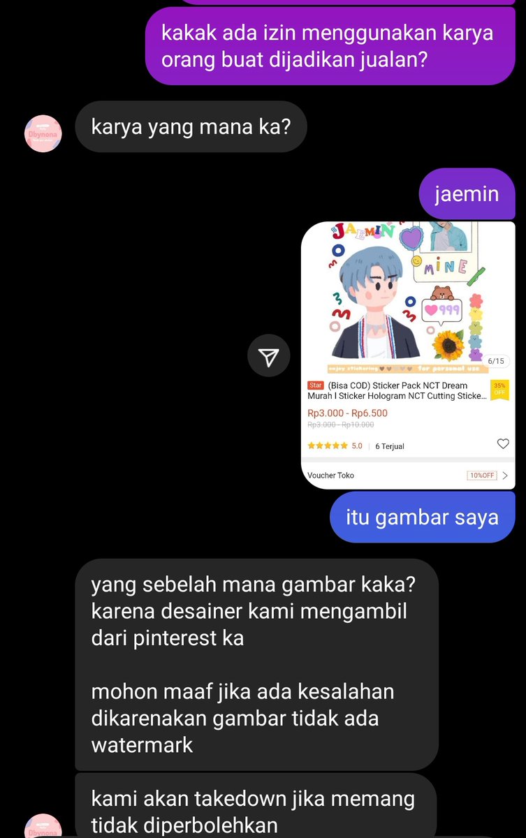 tokki0__0's tweet photo. aku capek banget kayaknya orang orang di indo belom paham kalau semua gambar di pinterest itu berpemilikan semua😔😔😔😔😔😔 ini untung olshopnya gak bocah jadi enak negurnya.

makasih kak @Schatdzi dah kasih tau aku ;v; https://t.co/oXxxFgM0G2