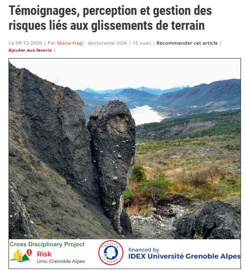 RisquesMajeurs's tweet photo. 📑#Article_CDPRisk / Quels témoignages💬, perception et #gesrisques liés aux glissements de terrain dans les zones urbanisées ? Le cas du #Trièves en #Isère 🏔... #riskmanagement
A découvrir👉https://t.co/CAw73yTyVg https://t.co/MMYhmtoifJ