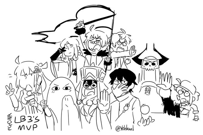 MY LB3 MVPs aka "Confucius Gang" for NA server #FGO #FateGO 