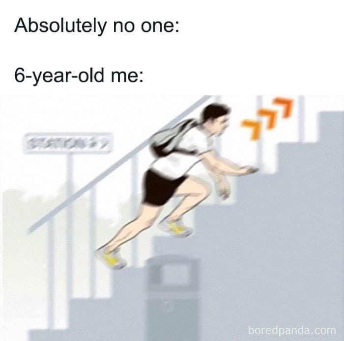 Meaningless things we all did as kids A Thread