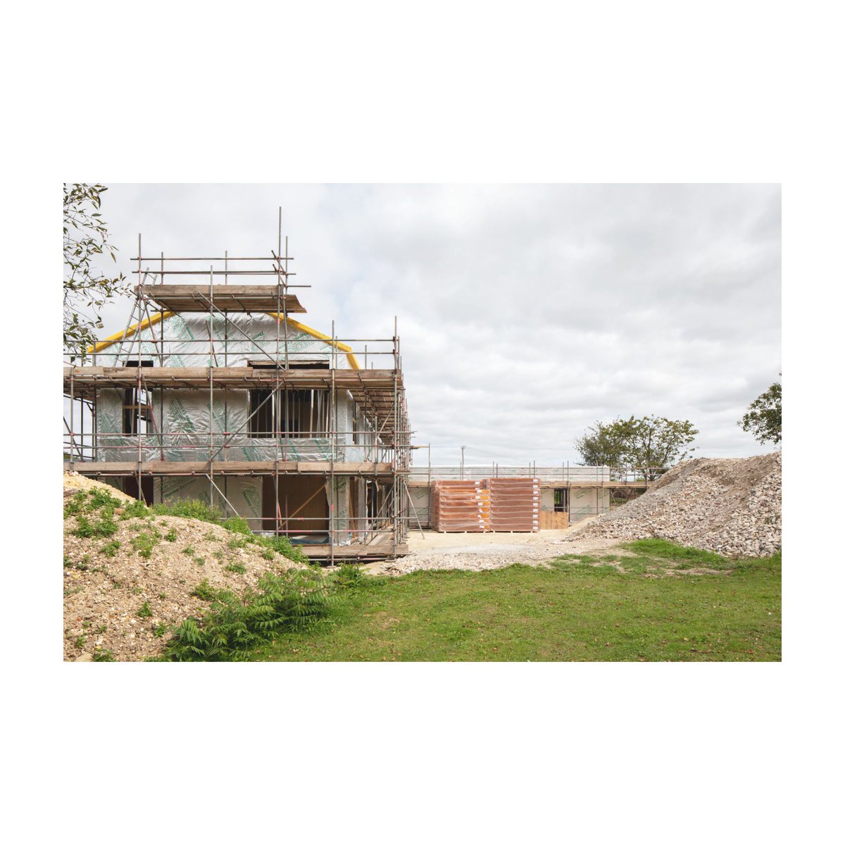 On site at Chalky Road, a residential project in Dorchester . #FootprintArchitects