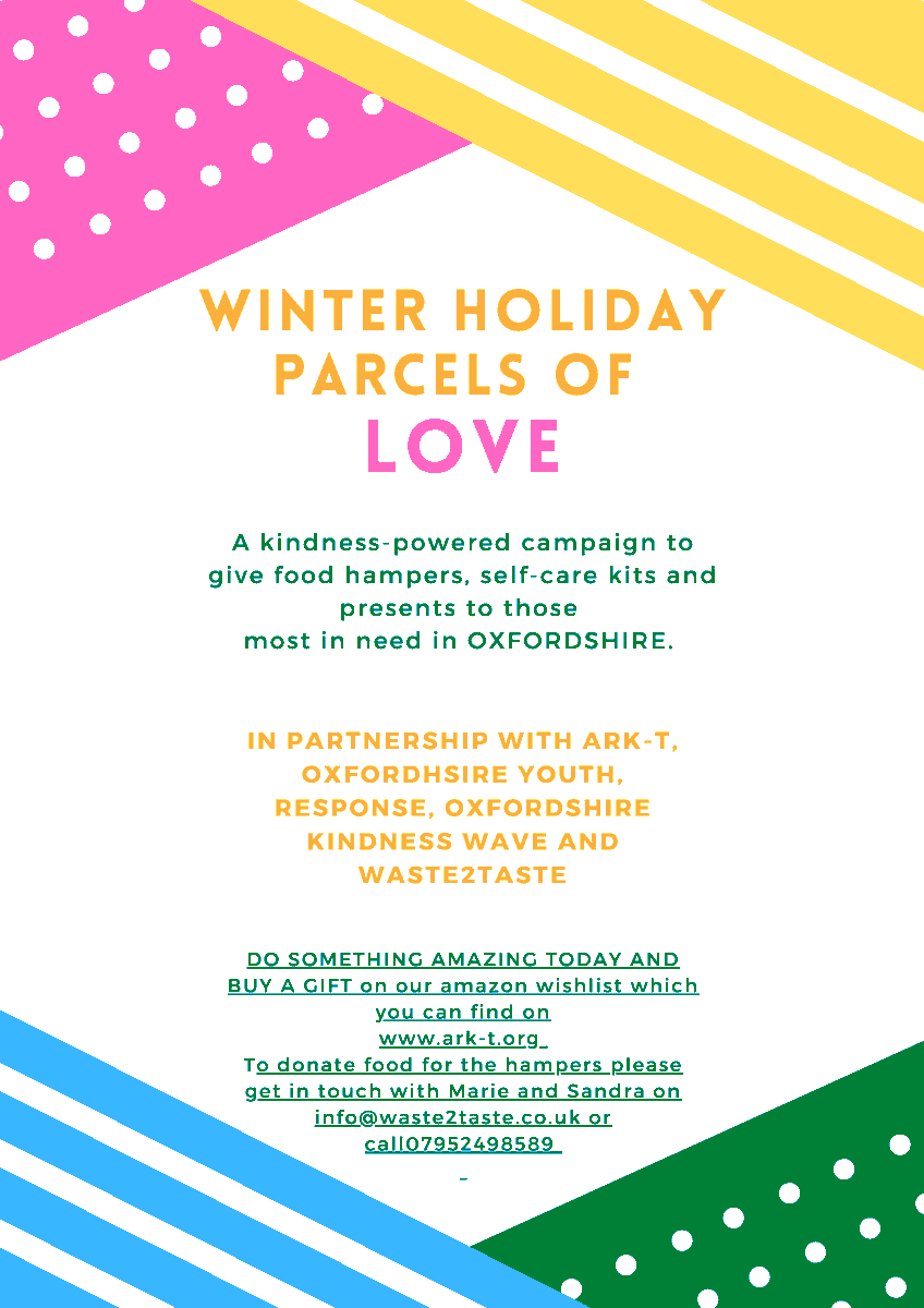 Thank you to EVERYONE  👏👏 who has purchased a gift from our Amazon Wishlist... but we still need more! Help spread the word. Please share far and wide for our Winter Holiday Parcels 🙏
Find our wishlist here: ark-t.org/winter-holiday…