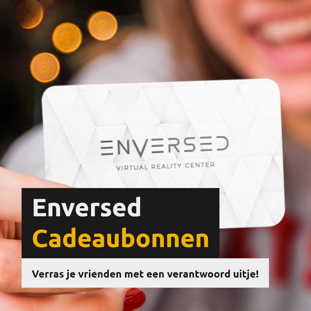Ben je klaar om groots uit te pakken met je kerstcadeaus? Maak indruk tijdens de feestdagen en verras met een cadeaubon voor één van onze VR-arrangementen! Ervaar virtual reality op een veilige maar hilarische manier.