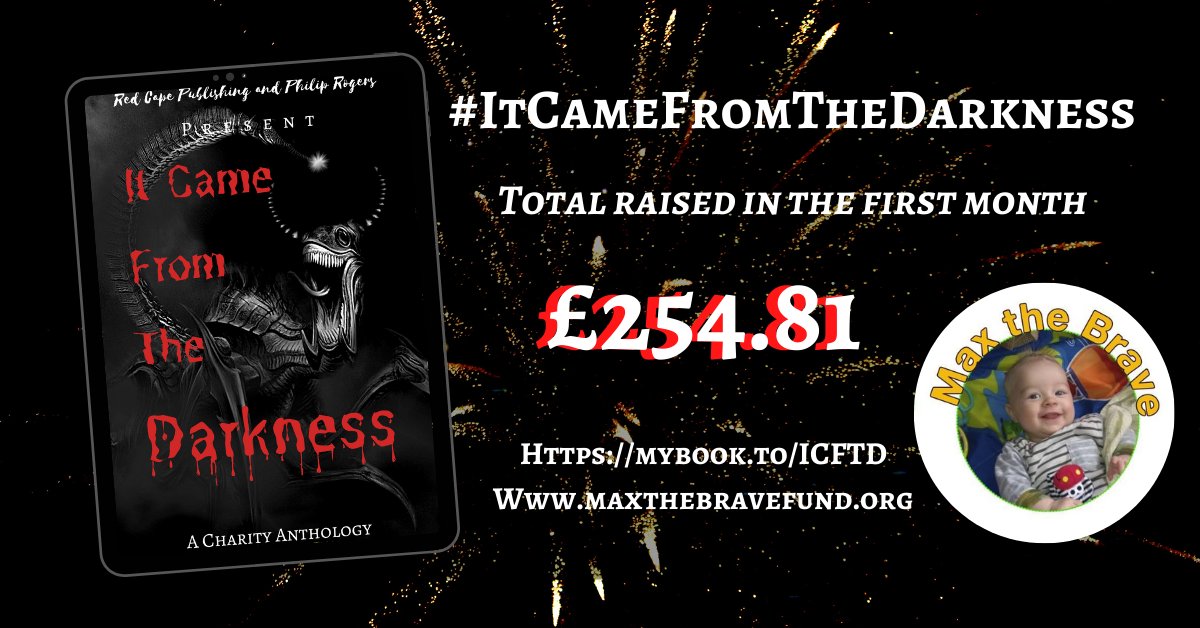 #ItCameFromTheDarkness From Red Cape Publishing &amp; Philip Rogers PR, a unique collection of stories, poems, and artwork in aid of the #MaxtheBrave fund. mybook.to/ICFTD #promotehorror #spreadthehorror #redcapehorror
