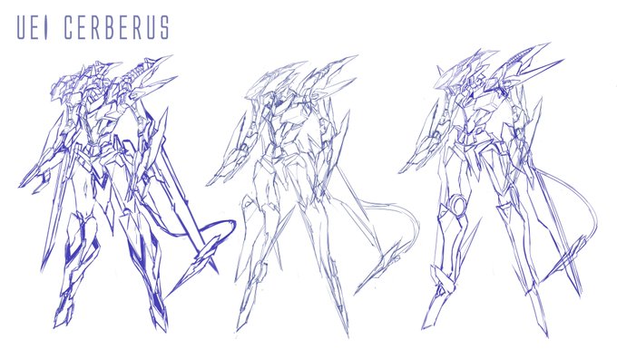 原創作品[EURYBIA]中的原創機[Cerberus] 地獄犬的概念設計草案
オリジナル作品「EURYBIA」のオリジナルメカ「ケルベロス」のラフ稿,変形機構を搭載します。
#オリジナルイラスト #ロボット #robot #mechanic #落書き #EURYBIA 