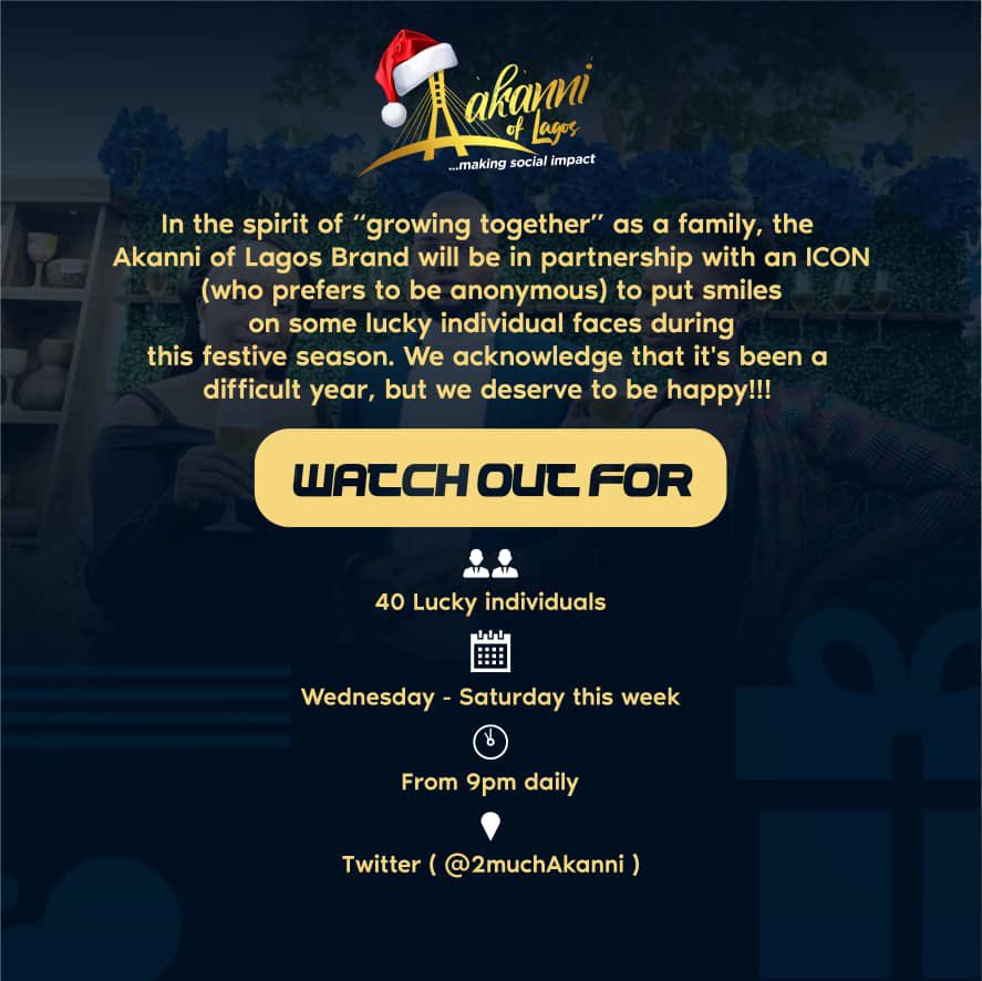 2muchAkanni's tweet image. As small or token it may seems, we believe it might go a long way too.

AkanniOfLagos The Brand is in Partnership with a friend to pull a support for some lucky persons daily.

At least 10 people would be selected and there’s no criteria to this.

Kindly share. 9:PM today.