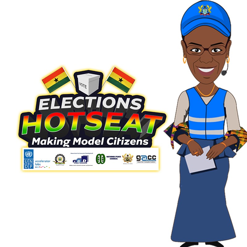 UNDPGhana's tweet photo. More people are having fun with #ElectionHotSeat game & learning. It's not too late to play, as it has a lot of insights on how we can all promote #peace post-#Elections2020Gh.
#UNDPElectionGame, play here ➡️https://t.co/Igs9B2PAiq
#PeaceBeginsWithYou
#BallotWithoutBullets https://t.co/PUWJHfmUIj