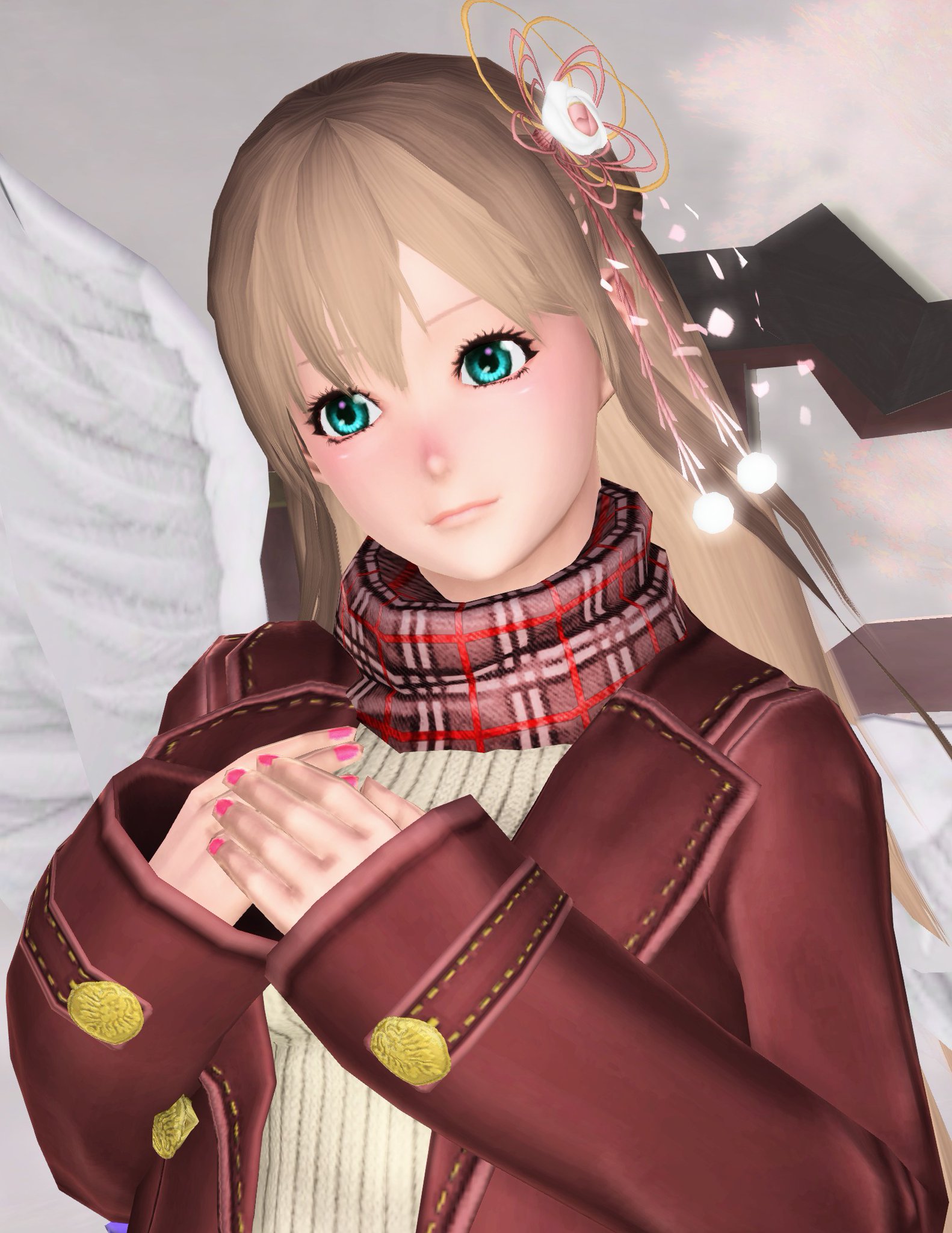 秋希 Pso2 左 色白メイク イラスト風メイク 右 色白メイク ナチュラルメイクｈ う ん 白くなった