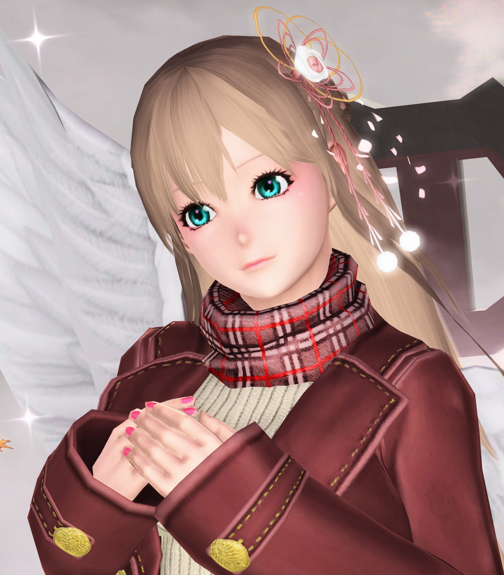 秋希 Pso2 左 色白メイク イラスト風メイク 右 色白メイク ナチュラルメイクｈ う ん 白くなった