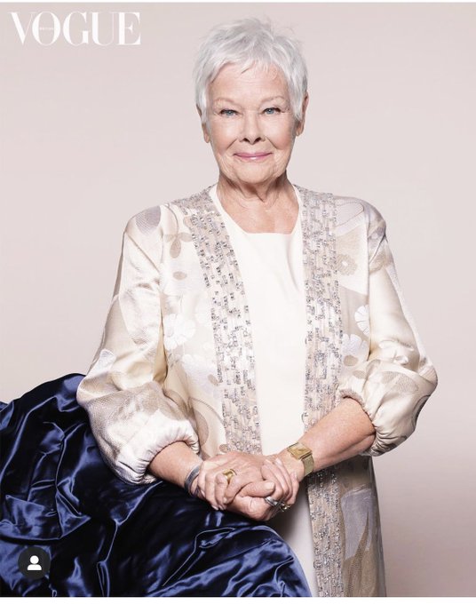 16) At the age of 85, Dame Judi Dench become British Vogue's oldest cover star."If a great deal of kindness comes out of this, then that will be a plus" 