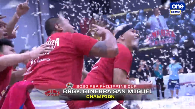 OneSportsPHL's tweet photo. 13 YEARS IN THE MAKING 🏆 @barangayginebra

#PBABubble #PBATayoAngBida #PBATuloyAngLaban https://t.co/JF0pyMX9t6