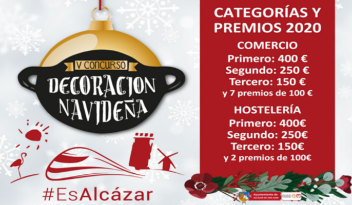 alcazar_turismo's tweet photo. V Concurso de Decoración Navideña para comercios y hostelería de #AlcázardeSanJuan. Un total de 15 premios. Inscripción hasta el 14 de diciembre a través de la Sede Electrónica. Más info https://t.co/mMk6dQcuVB #EsComercio #EsCalidad  #EsAlcáza... https://t.co/dJuSNWGBMk