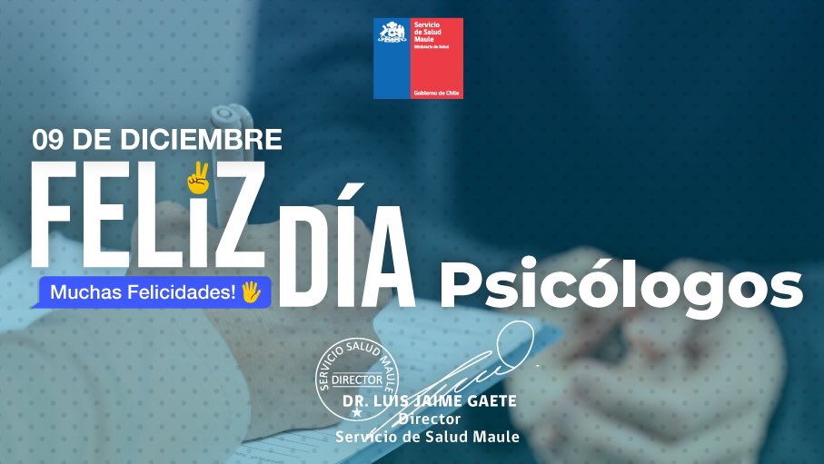 SSMaule's tweet photo. Con mucho cariño y admiración, saludamos a todos los psicólogos en su día! Agradecemos infinitamente su dedicación y entrega para realizar tan importante labor! 🎊🎉🎈🙏🏻 https://t.co/eUkmUxBOom