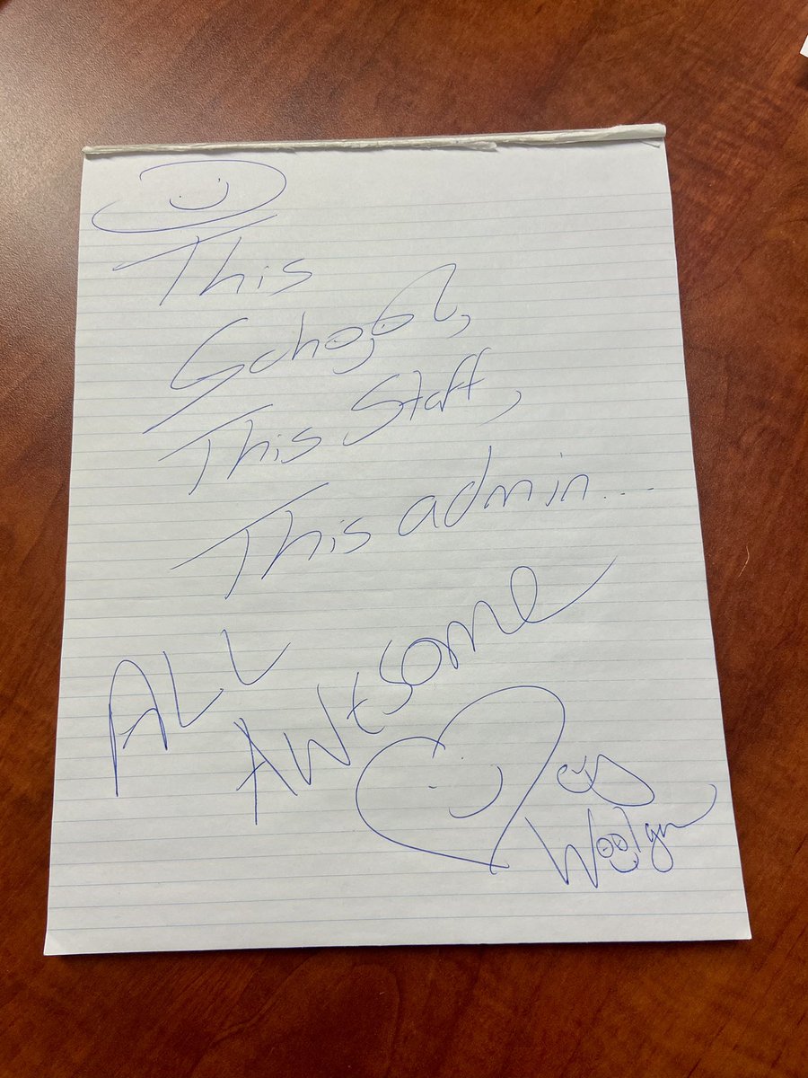 SFOAschool's tweet photo. We think you’re pretty awesome too, @Grade5Woolgar! 💫 Always love having you visit us @SFOAschool to share your energy, positivity, and enthusiasm with our staff and students! 💛 #LearningRelationships #SEL @NLESDCA https://t.co/UxrHhG9HBX