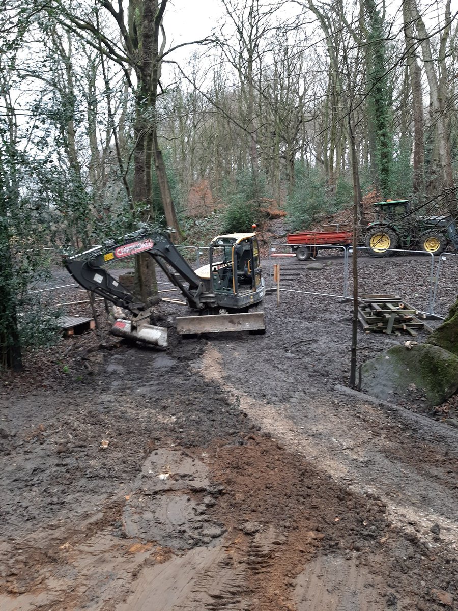 guypeter56's tweet photo. New bridge fitted today by the parks west team at meanwood  park https://t.co/9gwSxxiFUx