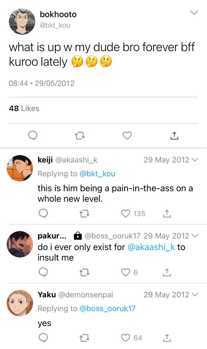 krtskdaily's tweet image. EXHIBIT F — WHY ARE WE LIVING FOR YAKU GRILLING KUROO AT EVERY OPPORTUNITY POSSIBLE