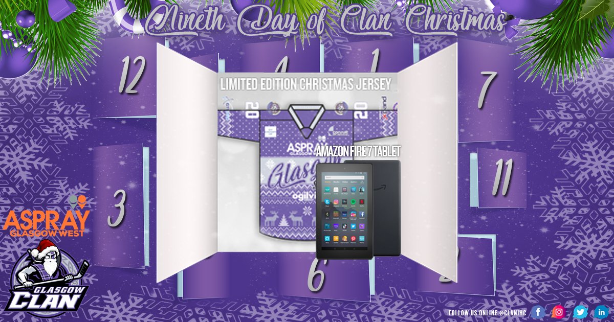 🔥9th Day of Xmas competition time!🔥
For your chance to win a 𝐂𝐥𝐚𝐧 𝐥𝐢𝐦𝐢𝐭𝐞𝐝 𝐞𝐝𝐢𝐭𝐢𝐨𝐧 𝐗𝐦𝐚𝐬 𝐣𝐞𝐫𝐬𝐞𝐲+𝐅𝐢𝐫𝐞 𝟕 𝐓𝐚𝐛𝐥𝐞𝐭 at 8pm.🏒

All you need to do is:
1️⃣ Like &amp; Follow <a href="/AspGlasgowWest/">Aspray Glasgow West- Buildings Insurance Assessors</a> 
2️⃣ Share
3️⃣ Comment &amp; “Tag a Friend for an extra chance to win”