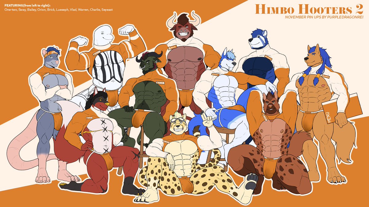 Rei after hours в X: „🟠Meet the boys of the newly opened Himbo Hooters! 🟠  t.conmbOX9cnH4“  X