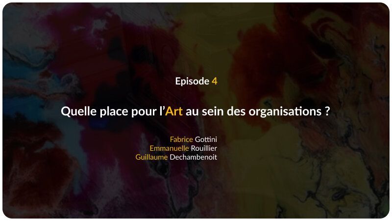 🎙️E04 - Quelle place pour l’Art au sein des organisations ?
Podcast 🔊🔊 =>buff.ly/2IsC8oW

Avec Emmanuelle Rouillier - chief transformation officer <a href="/BNPP/">nav arora</a> E&amp;RE, Fabrice Gottini - Art thinking designer <a href="/RenaultDigital/">Renault Digital</a> et Guillaume Dechambenoit - Lead <a href="/AgenceIro/">Agence iro</a>