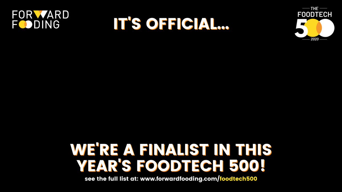 MOA Foodtech (@foodtechmoa) on Twitter photo MOA is officially a finalist in this year’s @ForwardFooding FoodTech 500! We’re thrilled to be a part of this year’s list and hope you will join us in looking forward to the final ranked list release in February next year! MOA is officially a finalist in this year’s @ForwardFooding FoodTech 500! We’re thrilled to be a part of this year’s list and hope you will join us in looking forward to the final ranked list release in February next year!