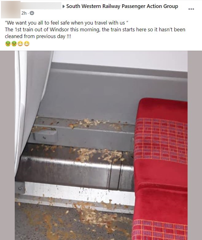 This is awful. @sw_help how can you let this happen? The passengers are already concerned about traveling at the moment #swtrains